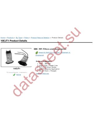 10EJT1 datasheet  